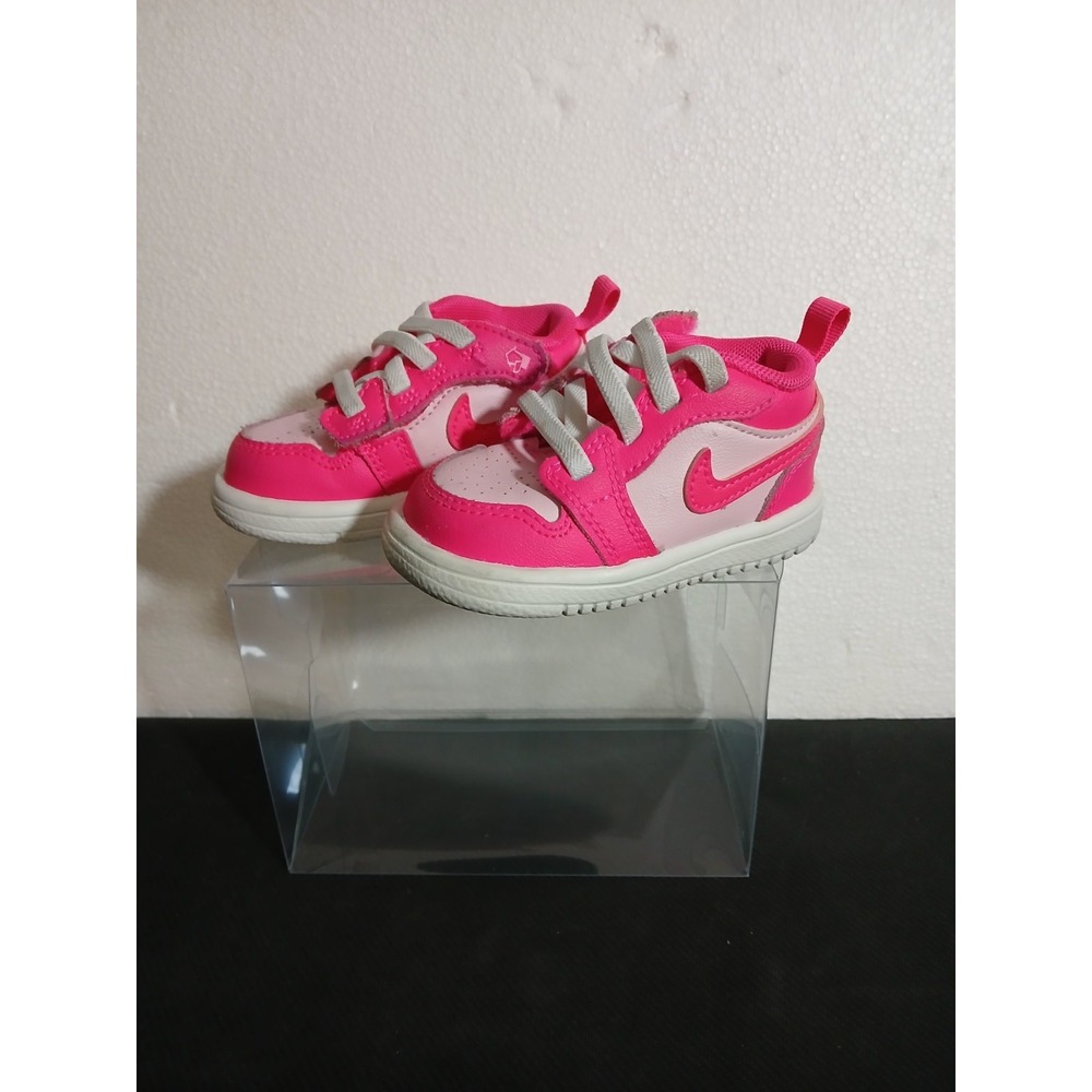 NIKE Air Jordan 1 Low Alt Toddler Pink Foam/Hyper Pink Shoes DR9747661 Size 4c